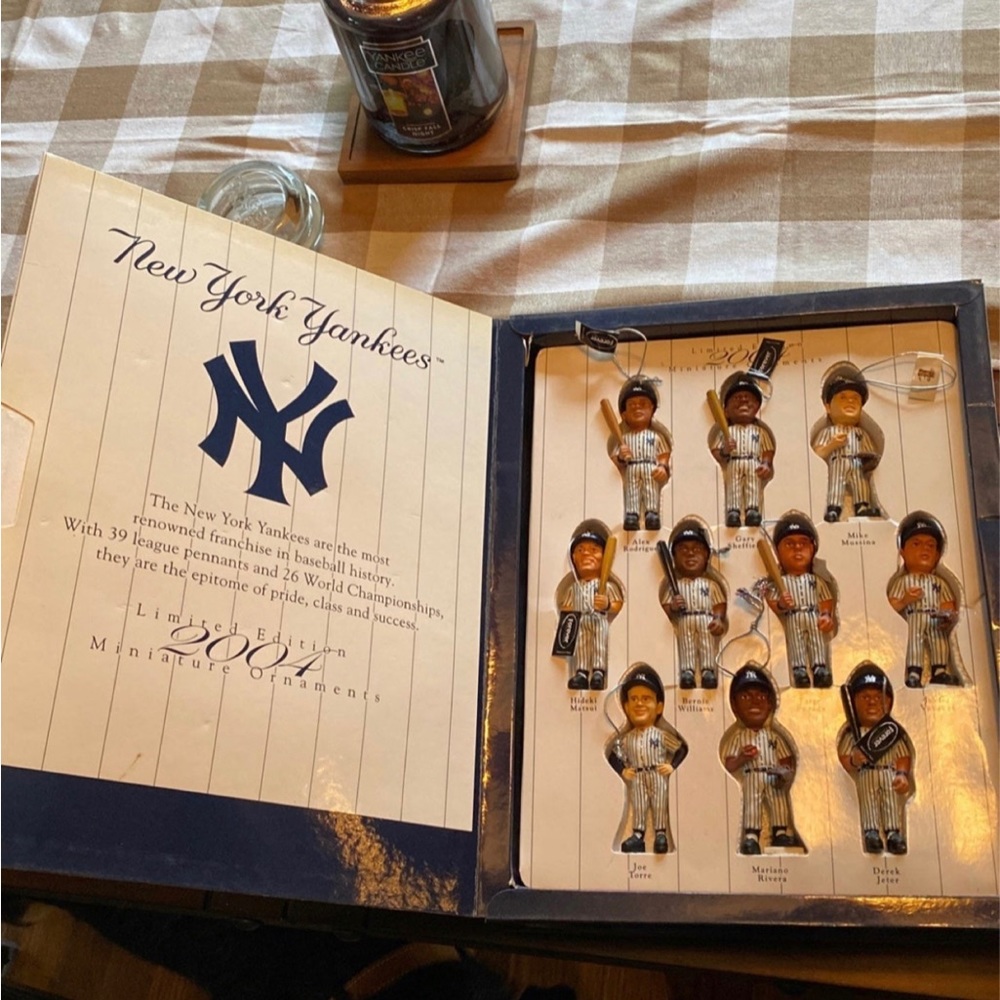 2004 Limited Edition New York Yankee Ornaments